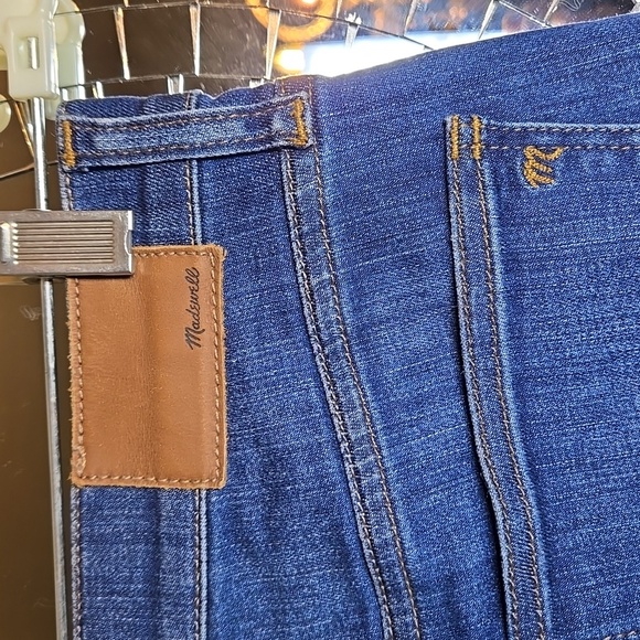 Madewell Cali Demi-Boot Jeans in Preston Wash: Raw-Hem Edition NWOT - Picture 9 of 14